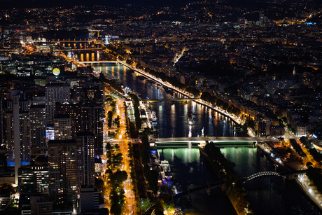 The Seine by night