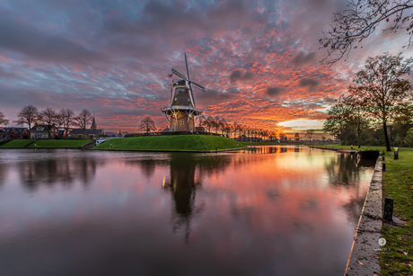 Ochtendlicht in dokkum 