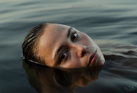 Fotoshoot in het water