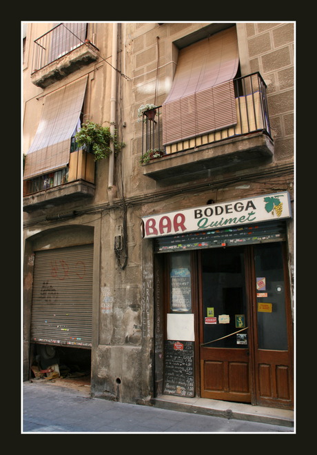 Een straat in Barcelona
