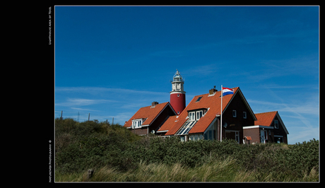 Rond de vuurtoren van Texel