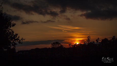Sunset in Bunge. 