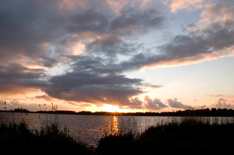 Zonsondergang Nulde