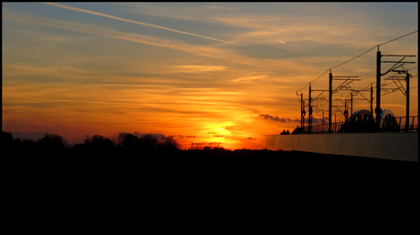 Ondergaande zon