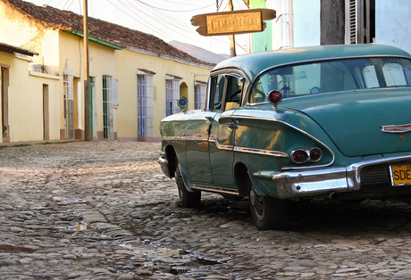 Cuba-Trinidad straatbeeld