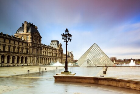 Rainy Louvre