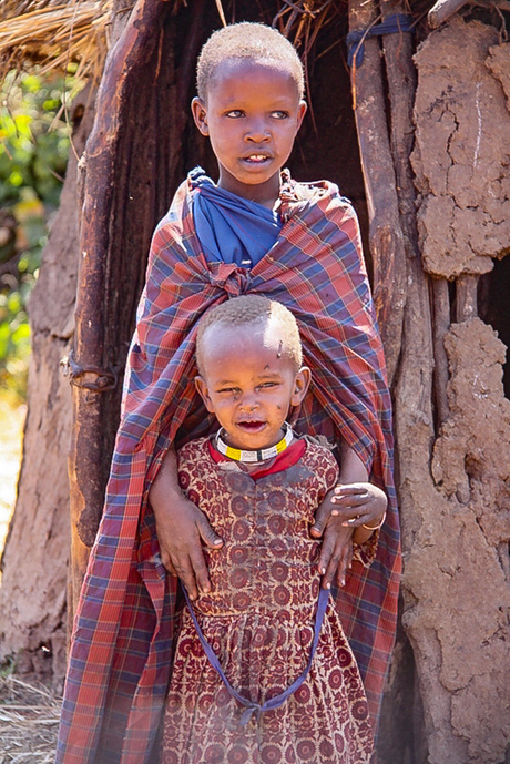 Masai Kinderen Tanzania