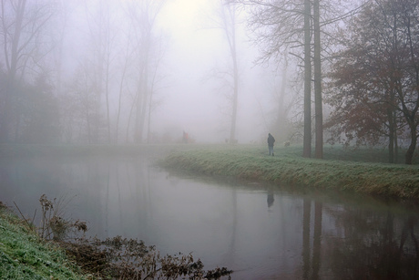 s'Morgens langs de Nete.