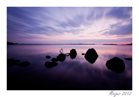 sunset Lauwersmeer