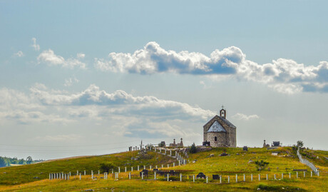 Church in the hills, Montenegro