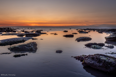 Zonsondergang Opaalkust