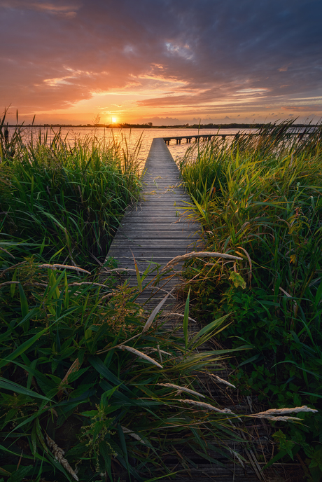 Zonsondergang Schildmeer 