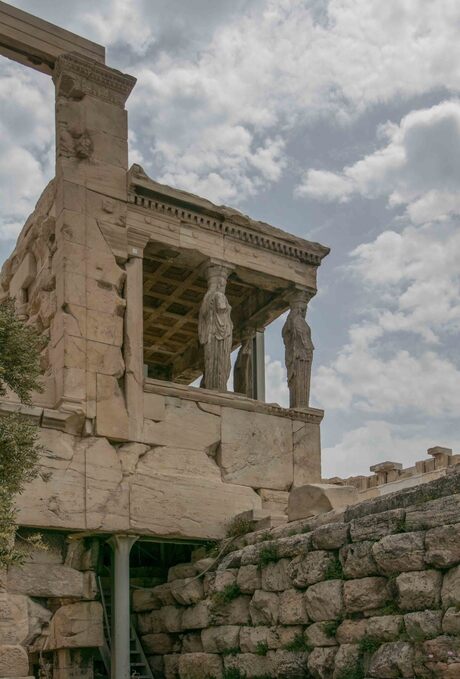Erechtheion op de Akropolis in Athene
