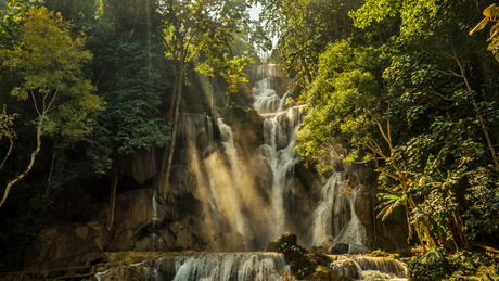 Waterval in Luang Prabang, Laos