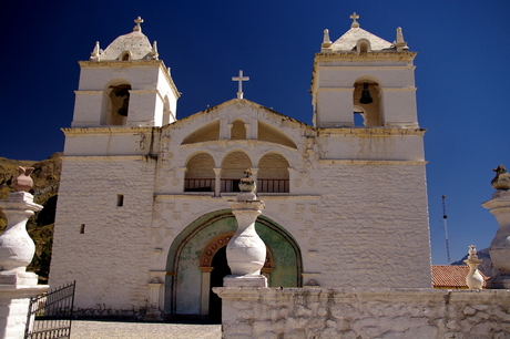 Colca village church, Peru