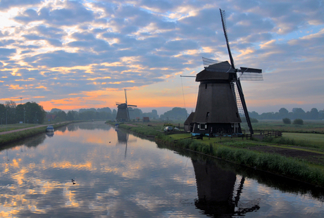 Kleuren in het water