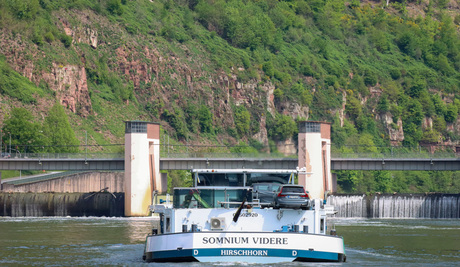 Op naar de sluis bij Hirschhorn