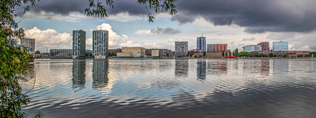 Het centrum van Almere Stad