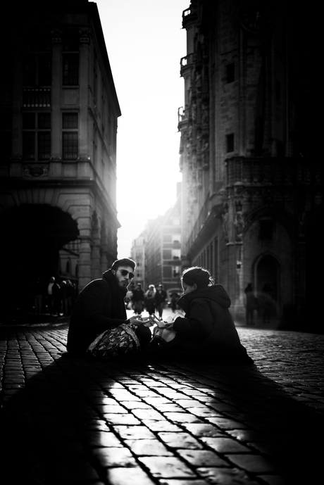 city street picknick