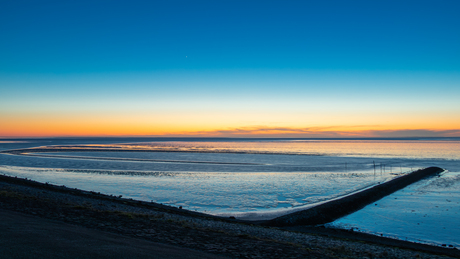 Wenh the sun goes down. 