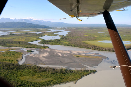 Alaska vanuit de lucht
