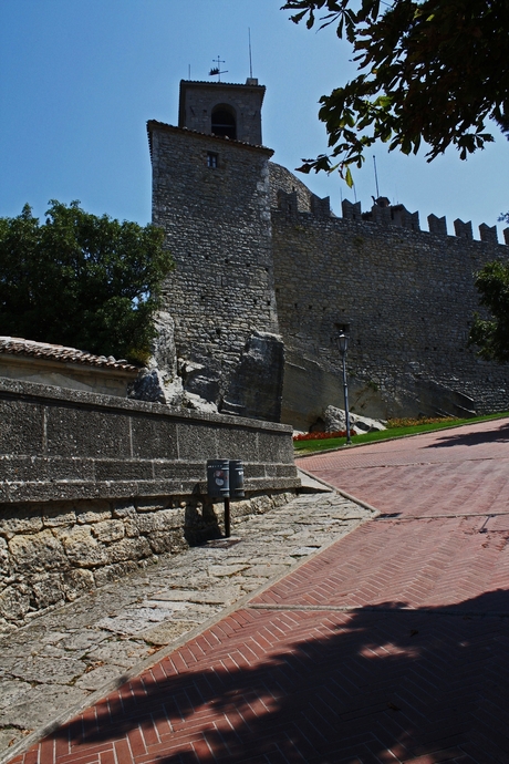 Kasteel in San Marino.