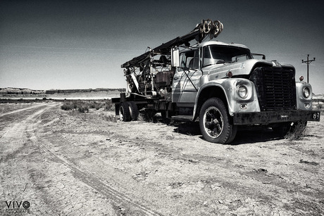 Abandoned truck