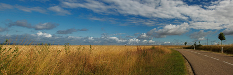 panorama landschap nabij Vry