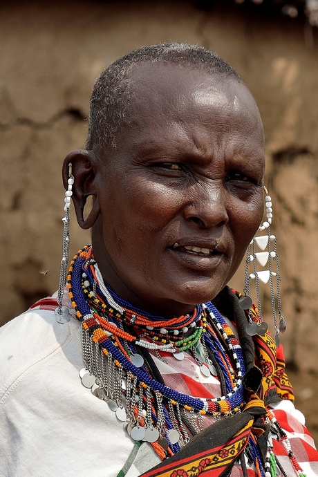 Masai vrouw - Kenia 2014