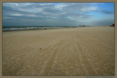 Sporen in het zand