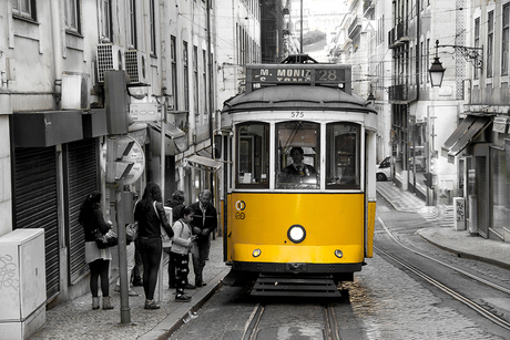 Tram te Lissabon