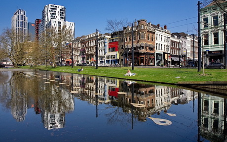 Reflecties in de Westersingel