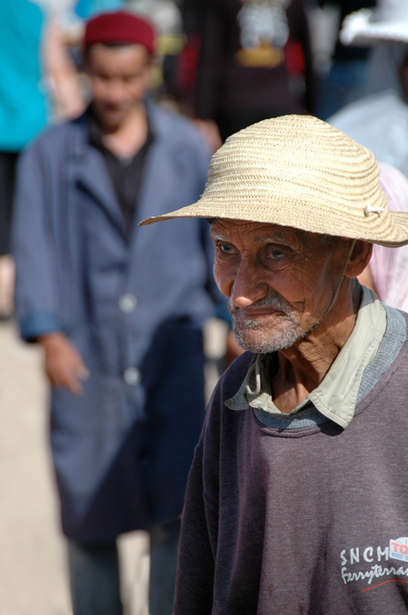 oude man in Tunesie