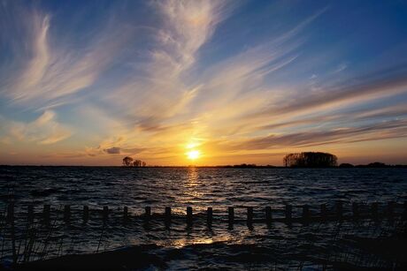 Zonsondergang Heerenzijl