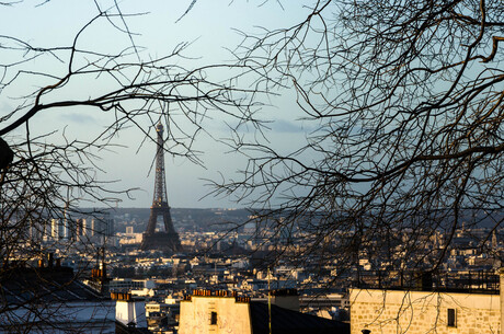Zonsopgang in Parijs