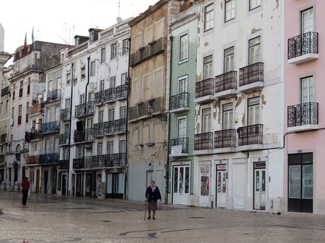 straatbeeld van Lissabon