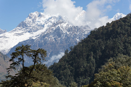 Annapurna Himal bij Chame (Nepal)
