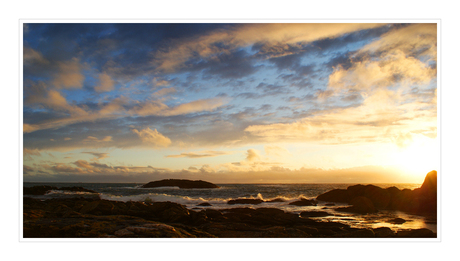 Sunset Olbergstrand