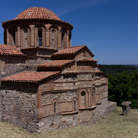 Byzantijnse kerk in Mistras