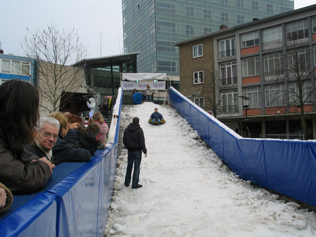 de sneeuw baan