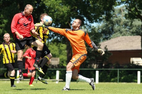 Keeper net op tijd