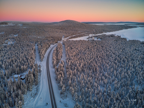 Zweeds Lapland vanuit de lucht