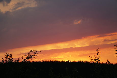 Zonsondergang Winterberg