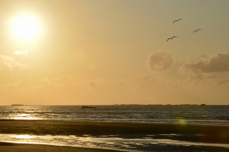 Zonsondergang in Frankrijk