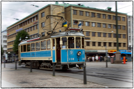 Oude tram in Göteborg