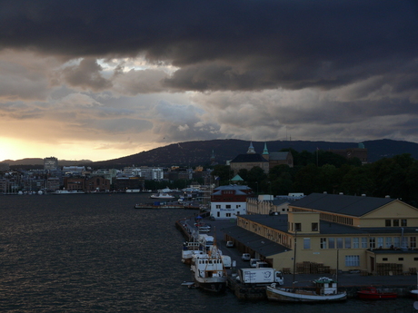 Oslo Threathening Skyline