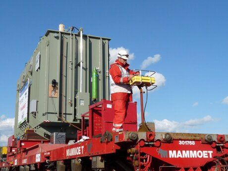 Mammoet transport LIVE het Westland nr 2