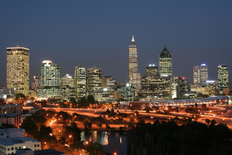 Perth Skyline by night