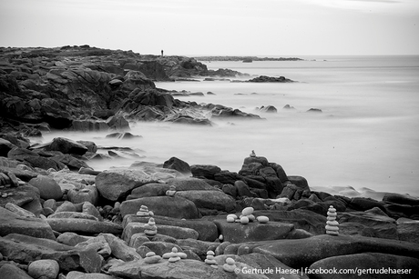 Ile grande long exposure black and white