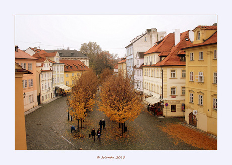 Herfst in de Praagse straten
